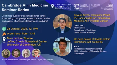 Cambridge AI in Medicine Seminar Series - October 2026