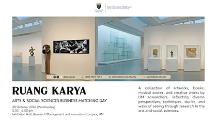 RUANG KARYA: Arts & Social Sciences Business Matching Day