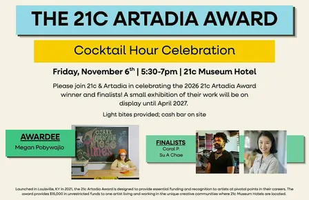 The 21c Artadia Award Cocktail Hour Celebration