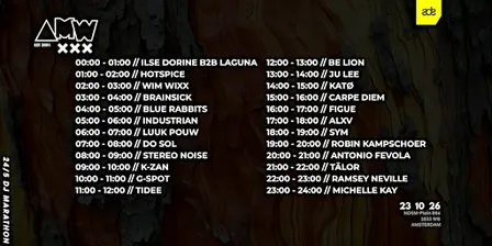 AMW ADE 24/5 DJ Marathon 2026 (DAY 3)