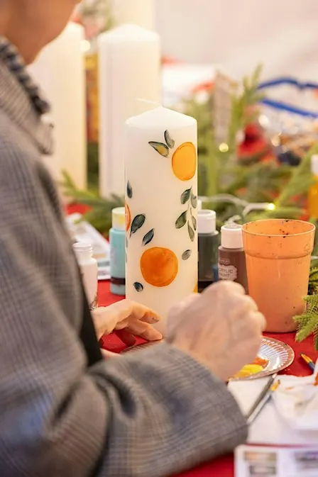 Merry Marylebone Festive Candle-Painting Workshops