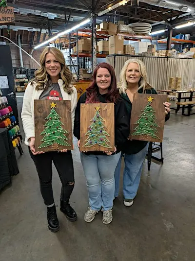 Christmas Crafts and Drafts - DIY Craft Event at Cabin Boys!