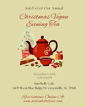 Christmas Vegan Evening Tea