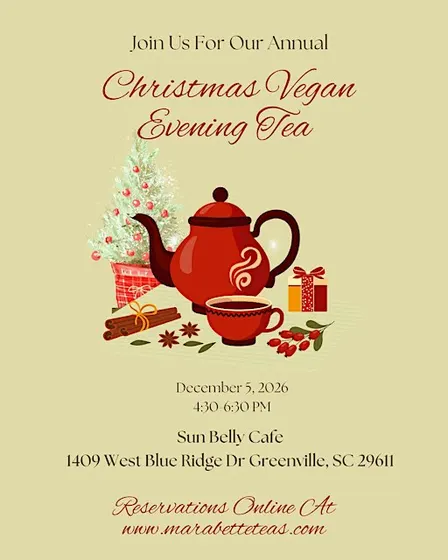 Christmas Vegan Evening Tea
