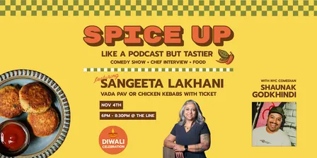 Spice Up: Diwali Comedy Show with Chef Sangeeta Lakhani at The Line