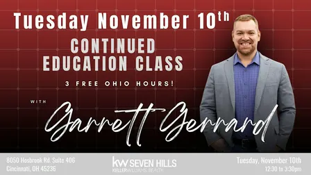 Continued Education Class with Garrett Gerrard