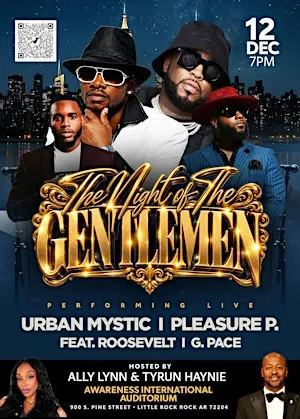 The Night of The Gentlemen: Special Guests PLEASURE P & URBAN MYSTIC