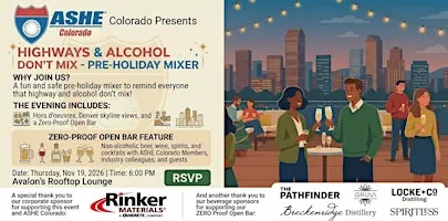 Highways and Alcohol Don't Mix - Pre-Holiday Mixer