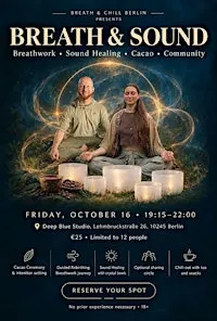 Breathwork, Cacao & Soundhealing Journey @ Deep Blue Studio Fhain