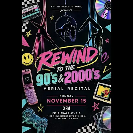 Rewind to the 90’s & 2000’s Aerial Recital
