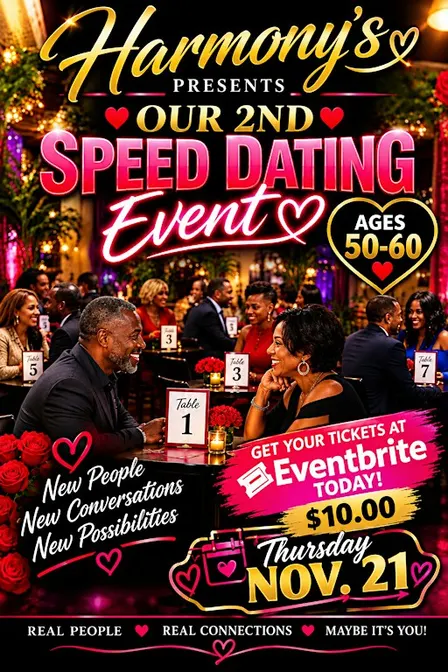 Speed Dating ages 50-60