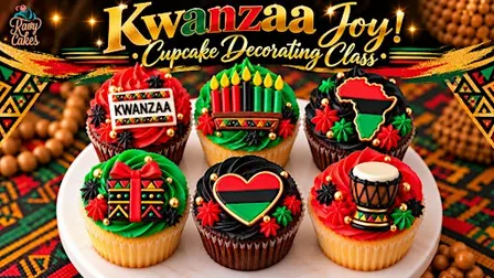 Kwanzaa Cupcake Joy: Six Sweet Symbols