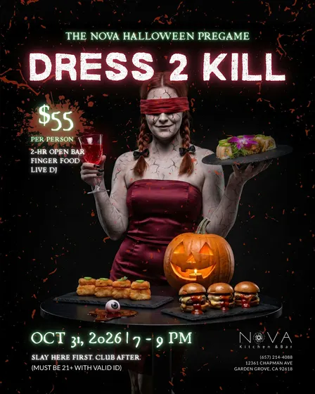 NOVA Halloween 2-hr Open Bar