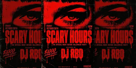 SCARY HOURS Official Night Before Halloween Party | Oct 30