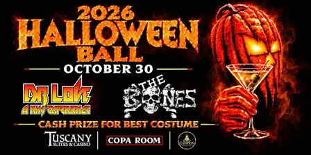 Halloween Ball Costume Contest | Dr. Love KISS Experience & THE BONES