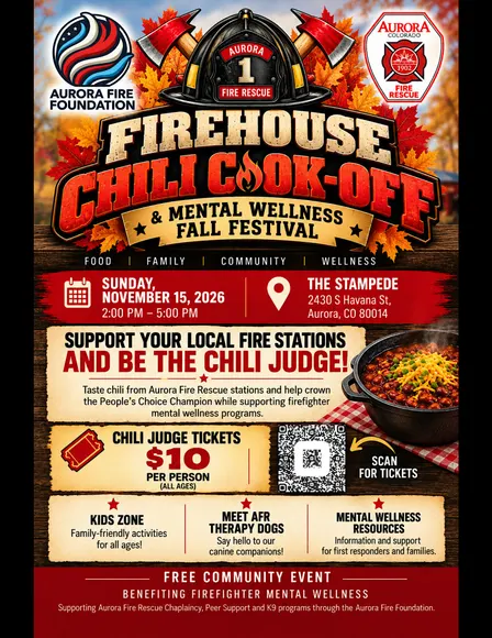 Firehouse Chili Cook-Off & Mental Wellness Fall Festival