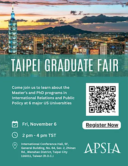 APSIA: Graduate School Fair, Taipei