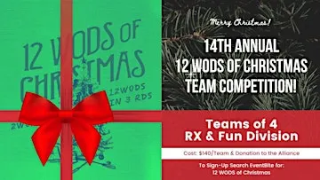 14th Annual 12 WODS of Christmas