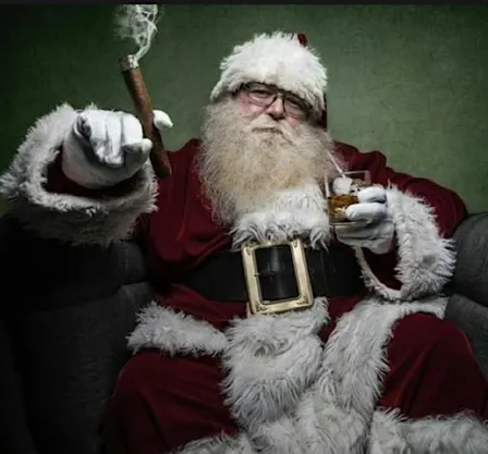 Pictures with Bad Santa and his Sexy Elf