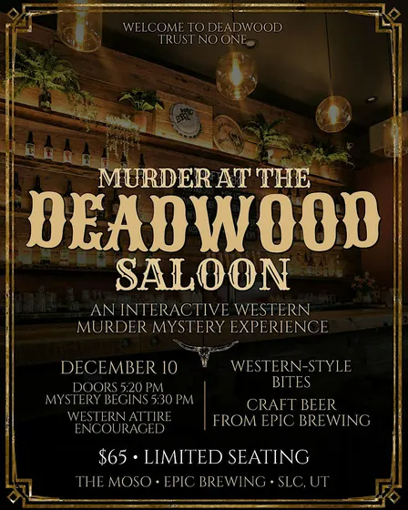 Murder at the Deadwood Saloon: A Wild West Murder Mystery