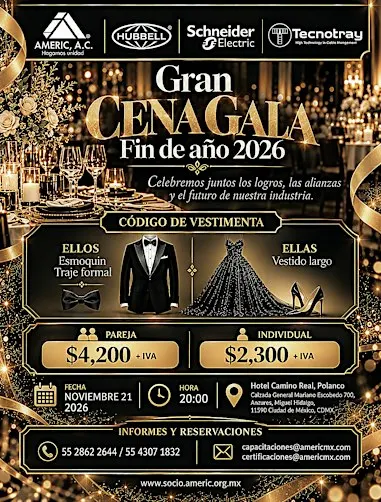 " AMERIC Gran Cena Gala de Fin de Año 2026 "