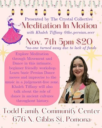 Meditation in Motion: Intro to Persian Dance + Intuitive Movement