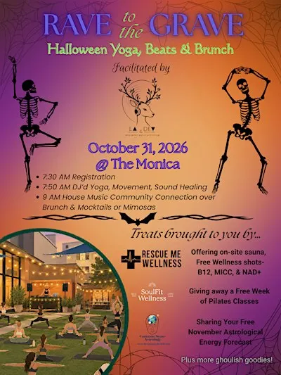 Rave to the Grave-Halloween Yoga, Beats & Brunch