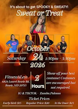 Sweat or Treat Zumba Party