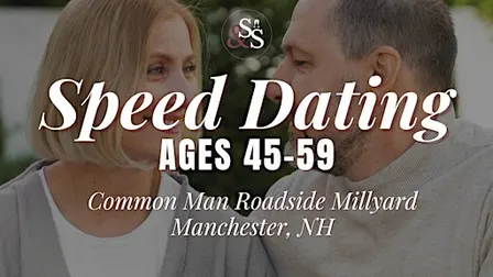 Speed Dating Ages 45-59 in Manchester, NH at Common Man Roadside Millyard