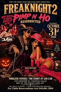 Halloween FreakNight 2: Pimp N Ho Resurrected