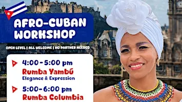 Afro-Cuban Dance Workshops – Yambú & Columbia with Ariagna Aties
