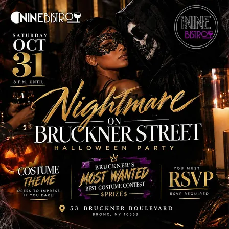 Nightmare On Bruckner Street . Halloween party
