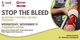 STOP THE BLEED: Bleeding Control (BCON) Training