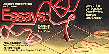 Comedians (And Other People) Read Essays