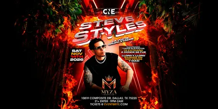 Steve Styles La Voz De Grupo Xtreme Live in Dallas