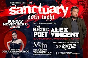 Sanctuary Goth Night w/The Electric Poet aka Alex Vincent | 11.08.26