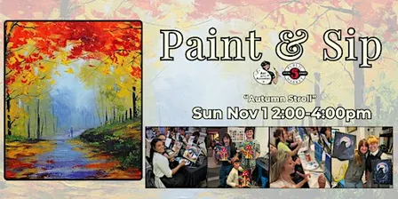 Paint & Sip in Eugene, Oregon “Autumn Stroll”