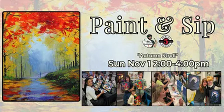 Paint & Sip in Eugene, Oregon  “Autumn Stroll”