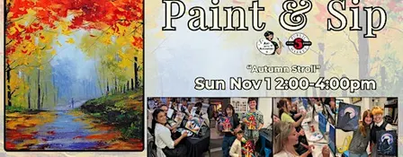 Paint & Sip in Eugene, Oregon “Autumn Stroll”