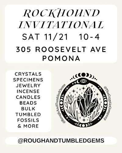 Rockhound Invitational Crystal Blowout Sale