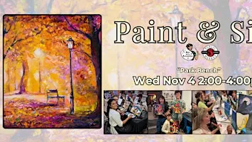 Paint & Sip in Eugene, Oregon “Park Bench”