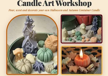Candle Art Workshop (Halloween and Autumn)