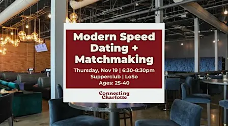 Modern Speed Dating + Matchmaking | 25-40 | Hetero Matches