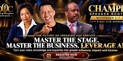 Champion Speaker Boot Camp 2026