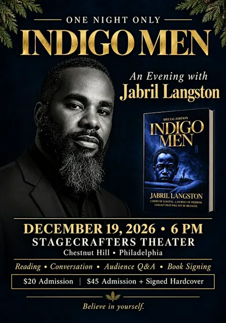 Evening with Jabril Langston: INDIGO MEN AUTHOR EVENT