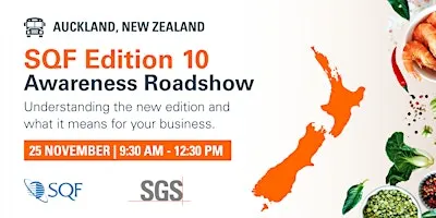 SQF Edition 10 Awareness Roadshow - Auckland, New Zealand
