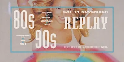 Glass Island - 80's & 90's REPLAY - Sat 14 Nov 2026