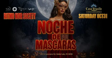 Noche De Mascaras At Casa Tequila Prime - Walled Lake MI. Halloween Social