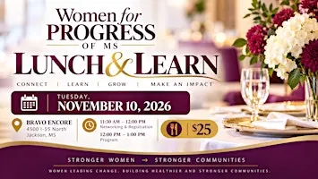 Women for Progress - NOVEMBER Lunch and Learn