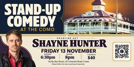 STAND UP COMEDY AT THE COMO HOTEL